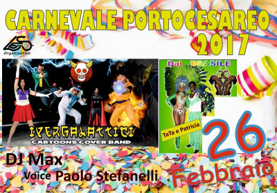 CARNEVALE 2017 a PORTO CESAREO - domenica 26 febbraio start h.15 c/o lo Scalo...