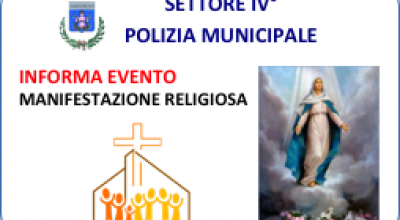 ORDINANZA NR.127 DEL 26.06.2018 - Corteo Religioso in onore della Beata Vergi...