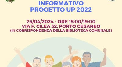  Incontro di comunità: banchetto informativo progetto Up 2022 Servizio...